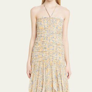 VERONICA BEARD - Lucine Halter Maxi Dress